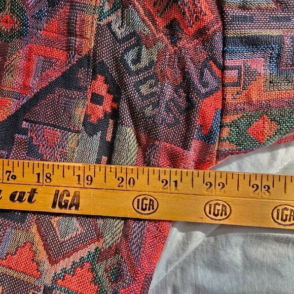 EUC VINTAGE DOUBLE KK DESIGNS SOUTHWESTERN KILIM PAIR TOP & SKIRT SIZE M - Picture 15 of 16